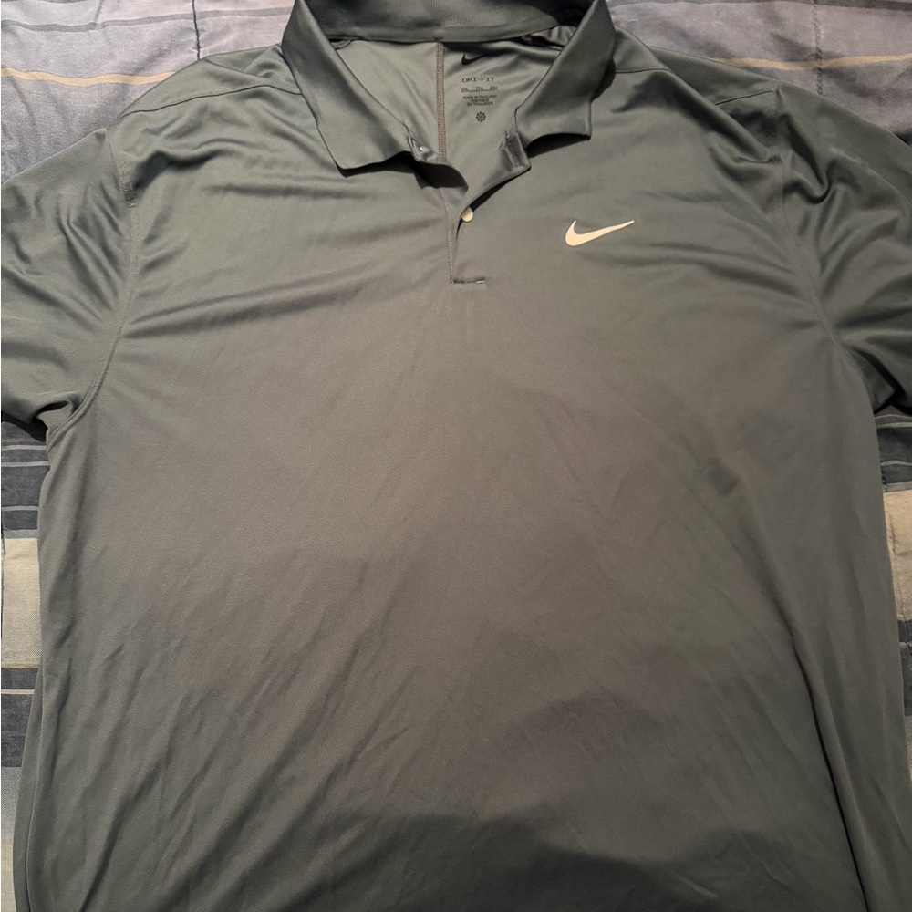 Nike Men's Dark Gray Polo Shirt